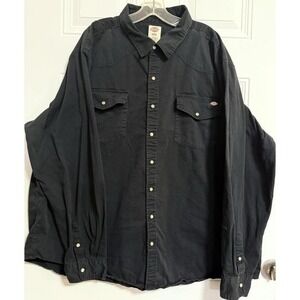 Dickies Men's Shirt SZ 4XL Utility Workwear Streetwear Classic